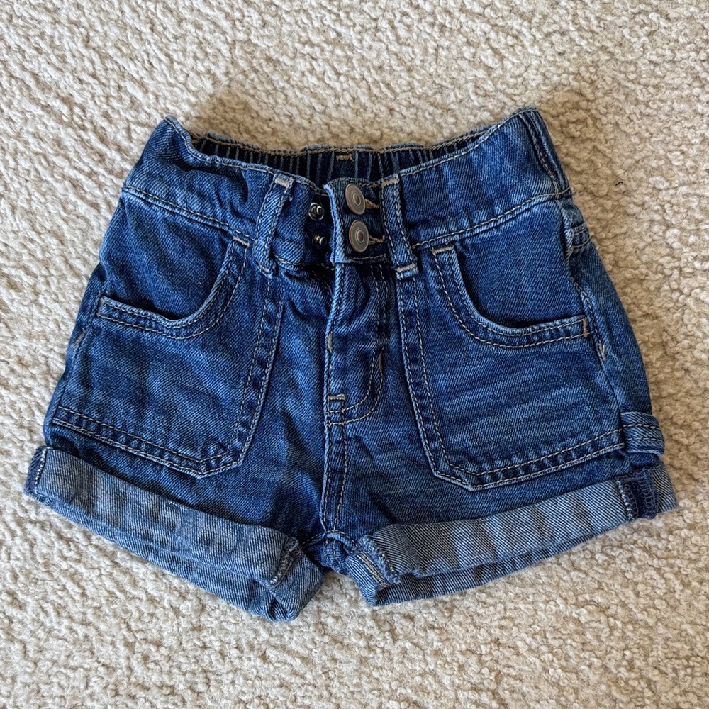 Denim Blue Toddler Shorts
